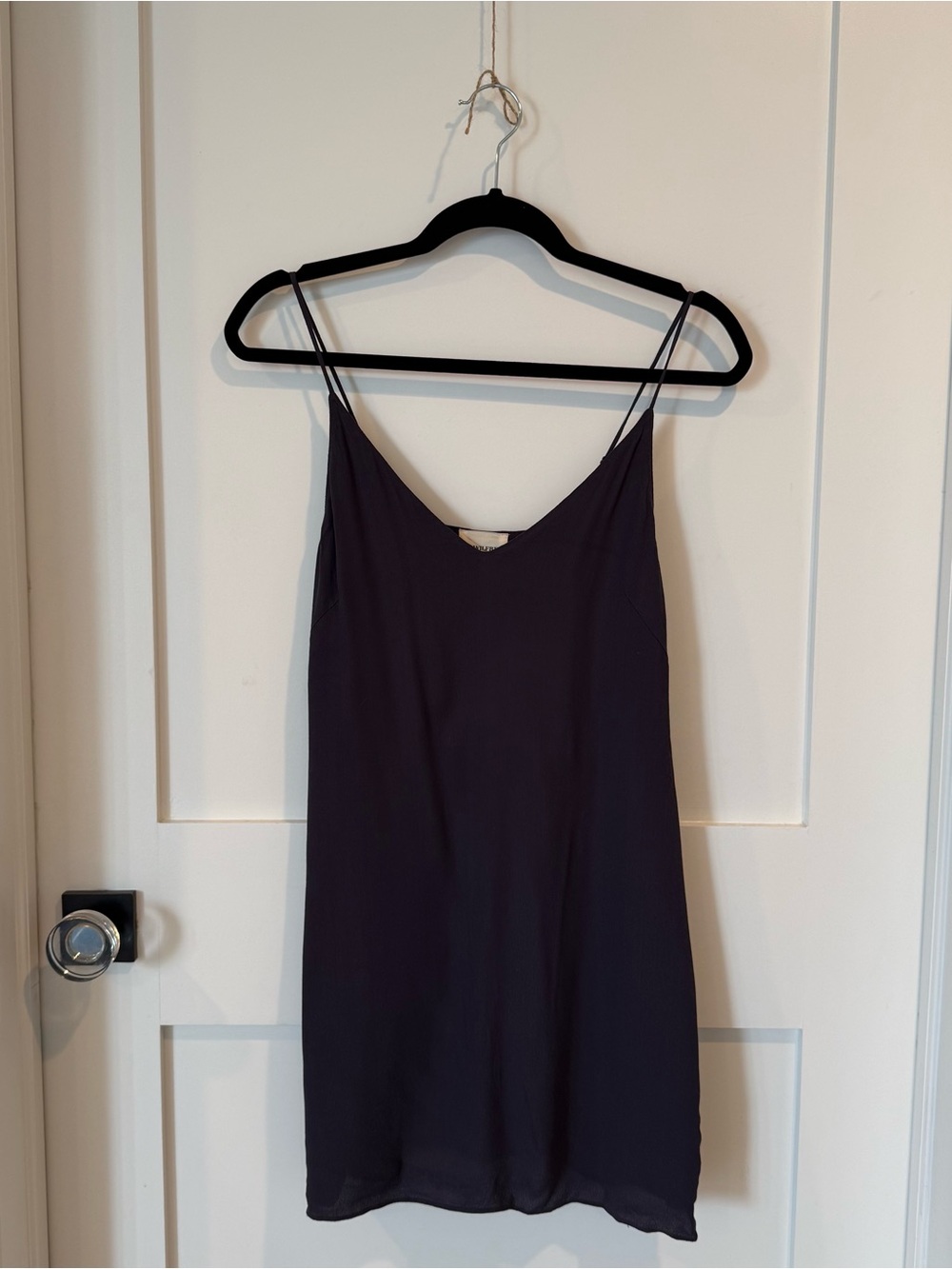Wilfred Black Slip Mini Dress